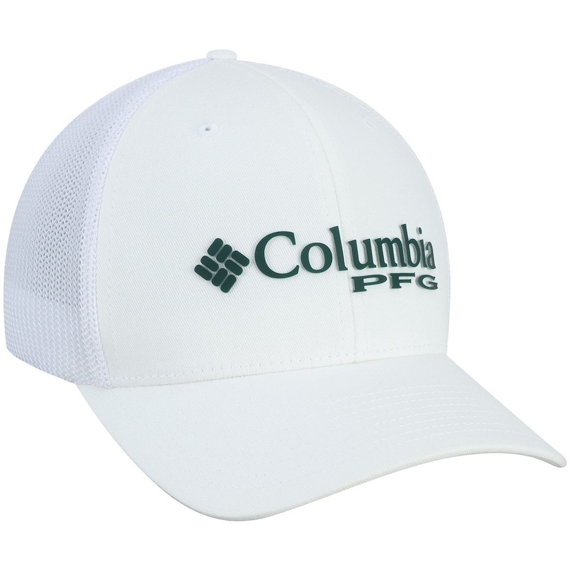 Men's Columbia White Michigan State Spartans Collegiate PFG Flex Hat - Image 4 of 4