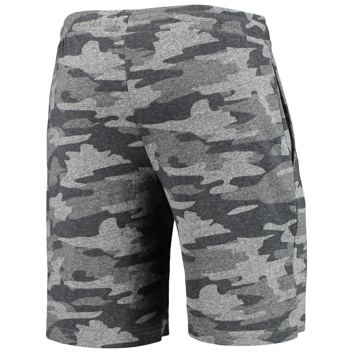 Concepts Sport Men's Charcoal/Gray Purdue Boilermakers Camo Backup Terry Jam Lounge Shorts - Image 4 of 4