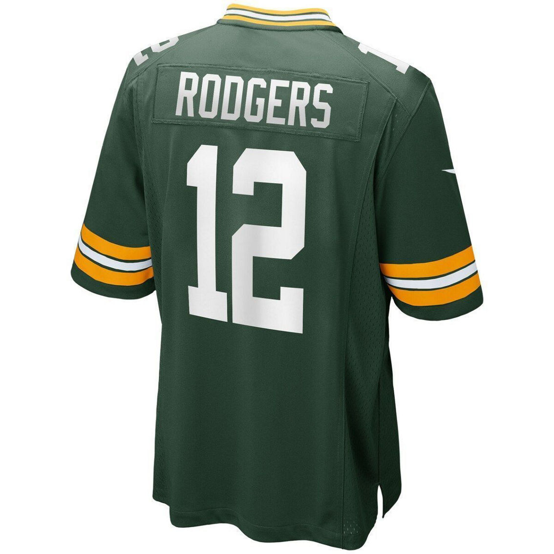 Nike Men's Green Bay Packers Aaron Rodgers Green Game Player Jersey - Image 4 of 4
