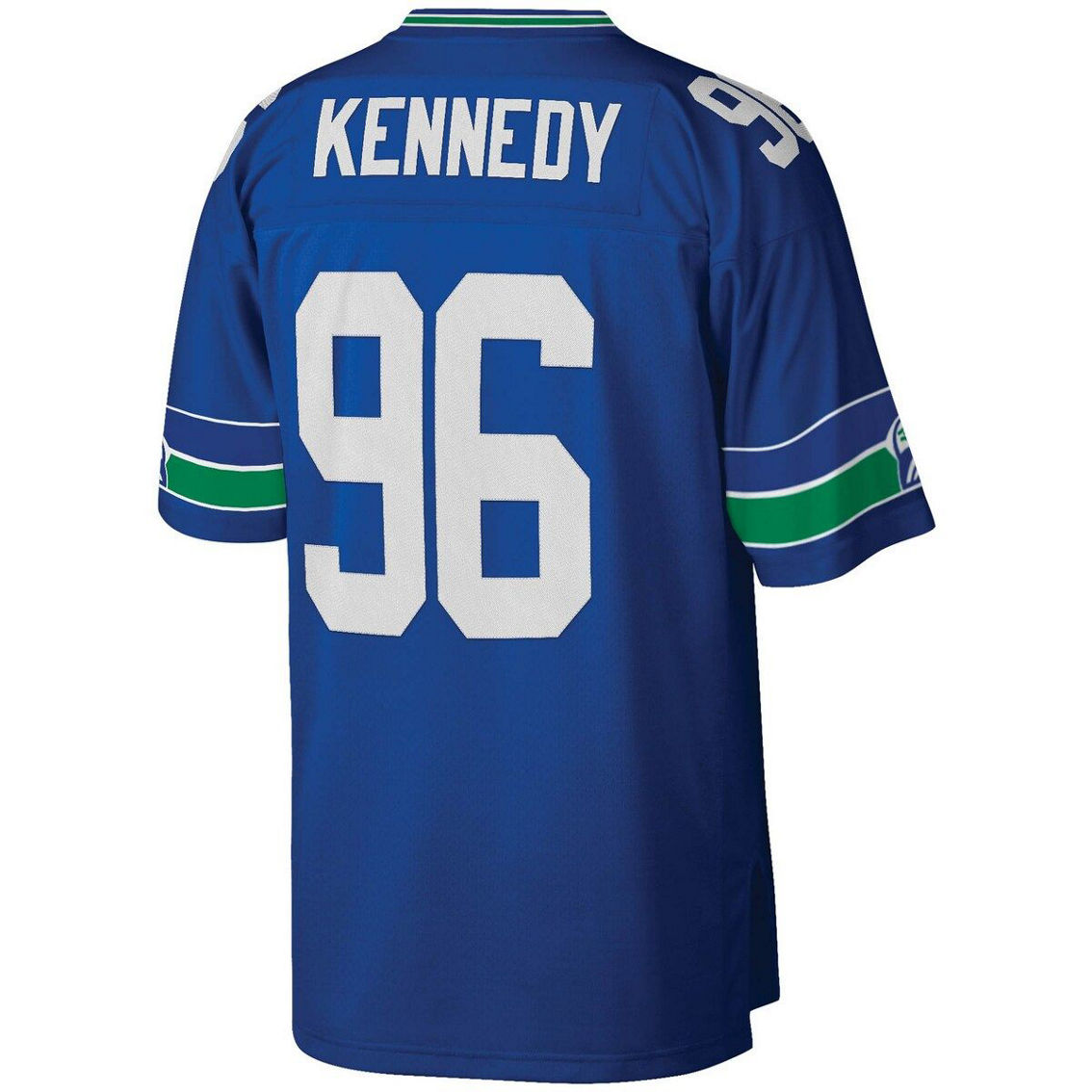 Mitchell & Ness Men's Cortez Kennedy Royal Seattle Seahawks 1993 Legacy Replica Jersey - Image 4 of 4