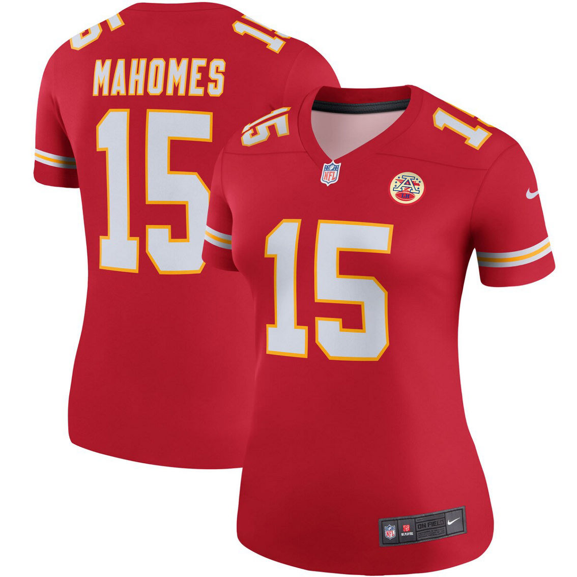 Nike Women's Patrick Mahomes Red Kansas City Chiefs Legend Team Jersey - Image 2 of 4