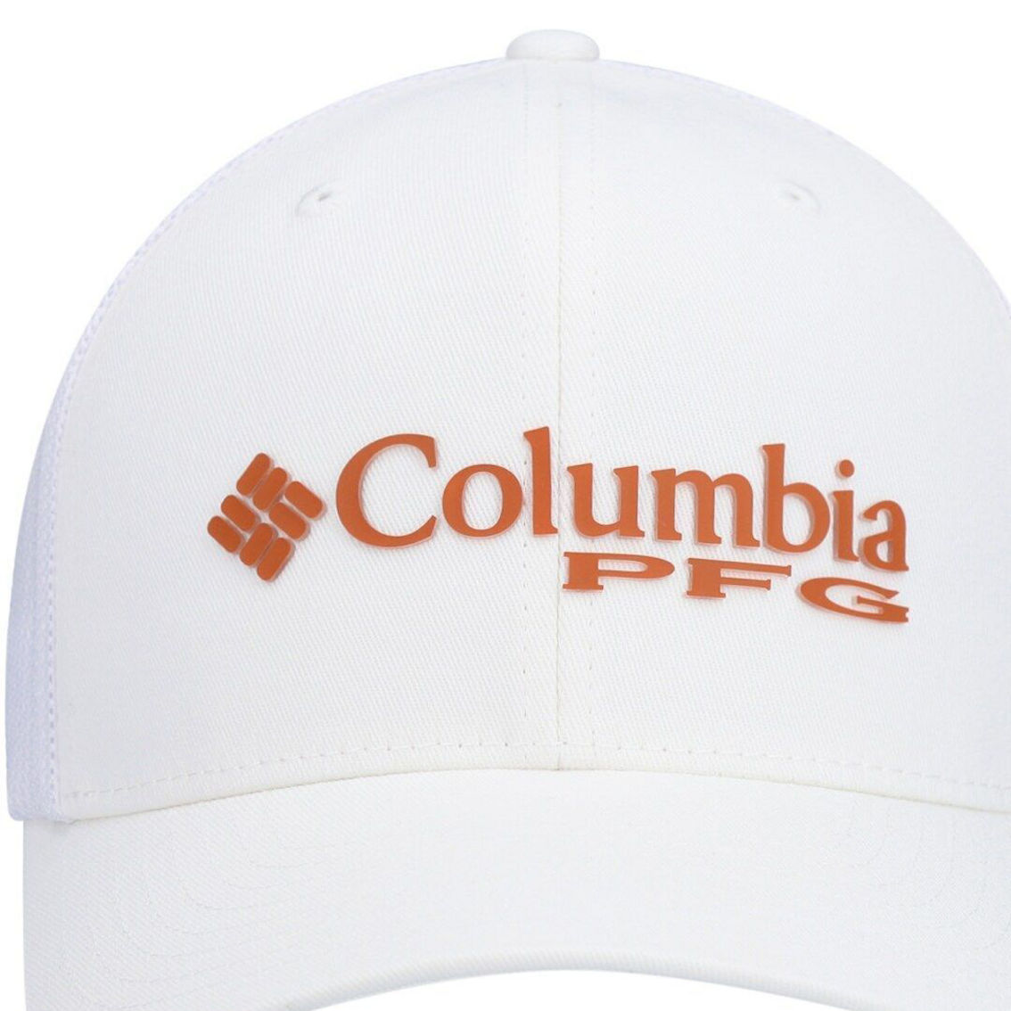 Men's Columbia White Texas Longhorns PFG Snapback Hat - Image 3 of 4