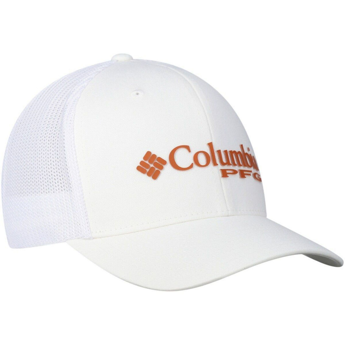 Men's Columbia White Texas Longhorns PFG Snapback Hat - Image 4 of 4