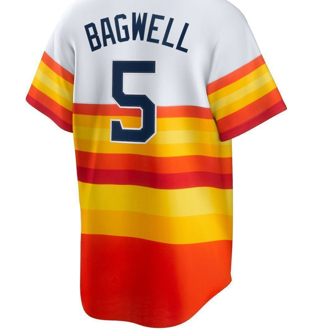 Nike Men's Jeff Bagwell White Houston Astros Home Cooperstown Collection Player Jersey - Image 4 of 4