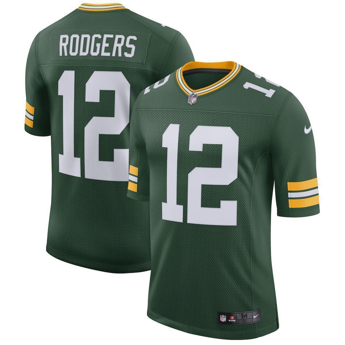 Nike Men's Aaron Rodgers Green Green Bay Packers Classic Limited Player Jersey - Image 2 of 4