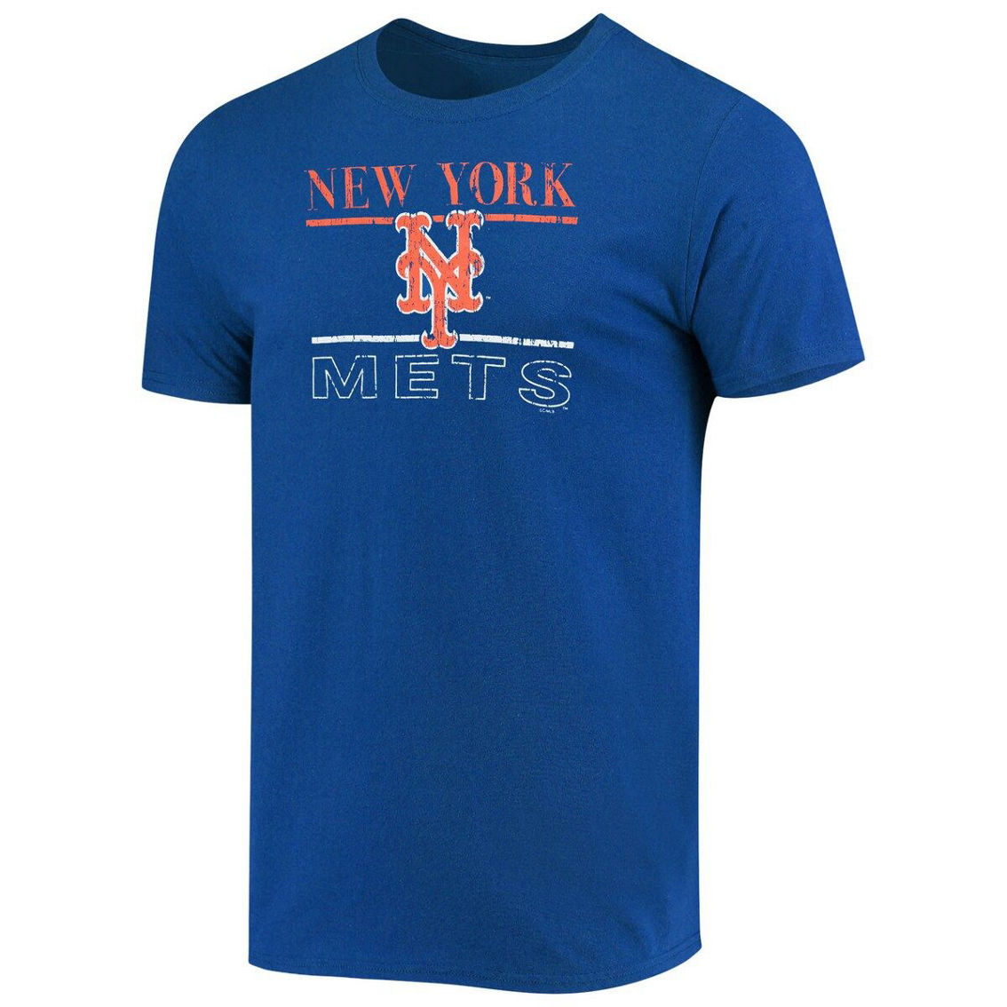 Concepts Sport Men's Royal/Orange New York Mets Lodge T-Shirt & Pants Sleep Set - Image 3 of 4