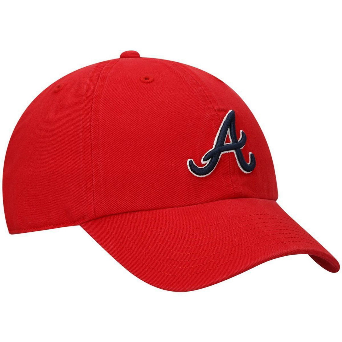 '47 Men's Red Atlanta Braves Clean Up Adjustable Hat - Image 4 of 4