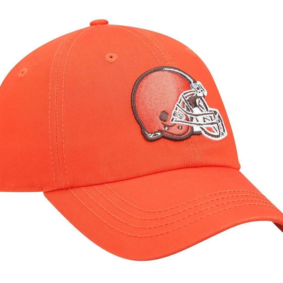 '47 Women's Orange Cleveland Browns Miata Clean Up Primary Adjustable Hat - Image 4 of 4