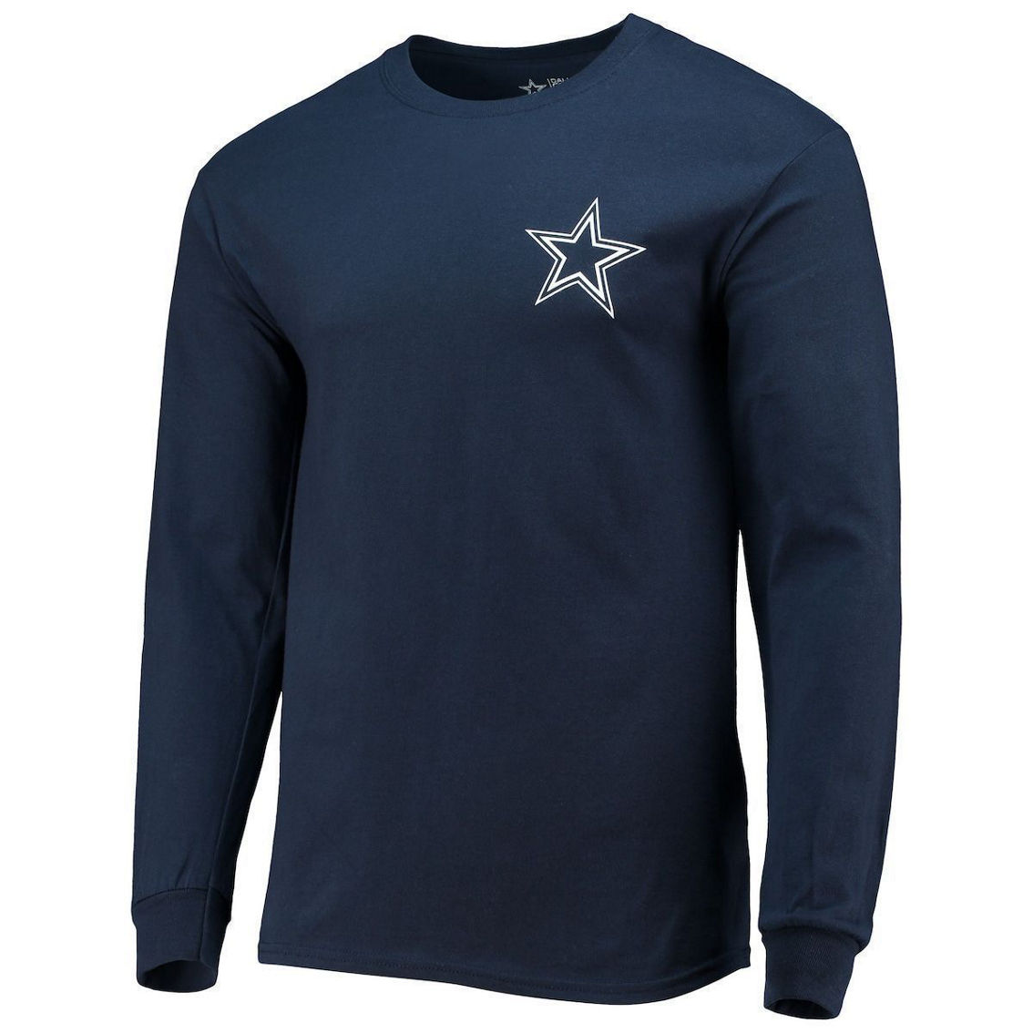 Fanatics Men's Fanatics Navy Dallas Cowboys #1 Dad Long Sleeve T-Shirt - Image 3 of 4