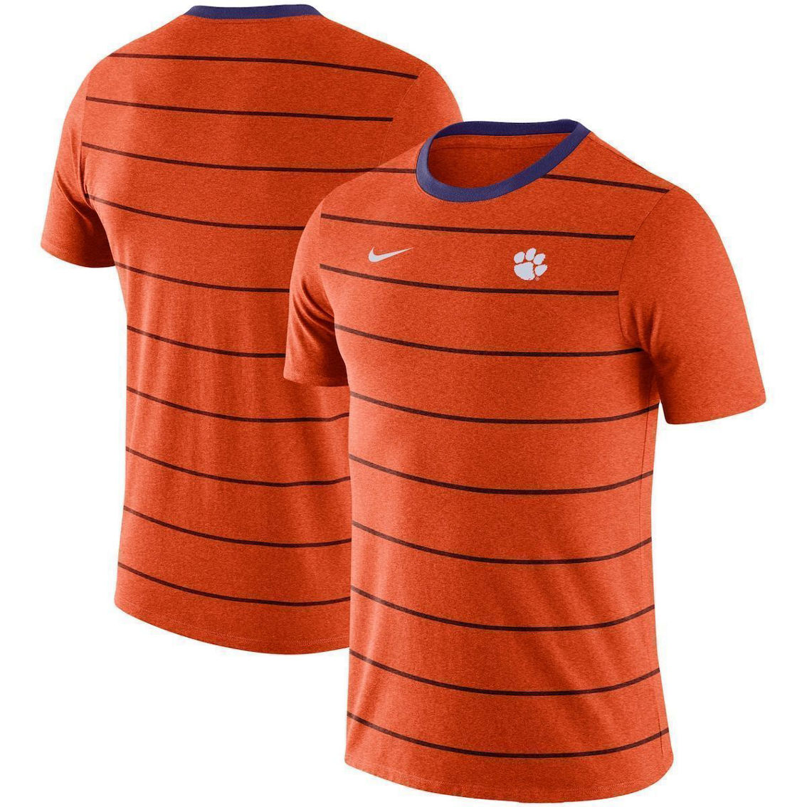 Men's Nike Orange Clemson Tigers Inspired Tri-Blend T-Shirt - Image 1 of 4