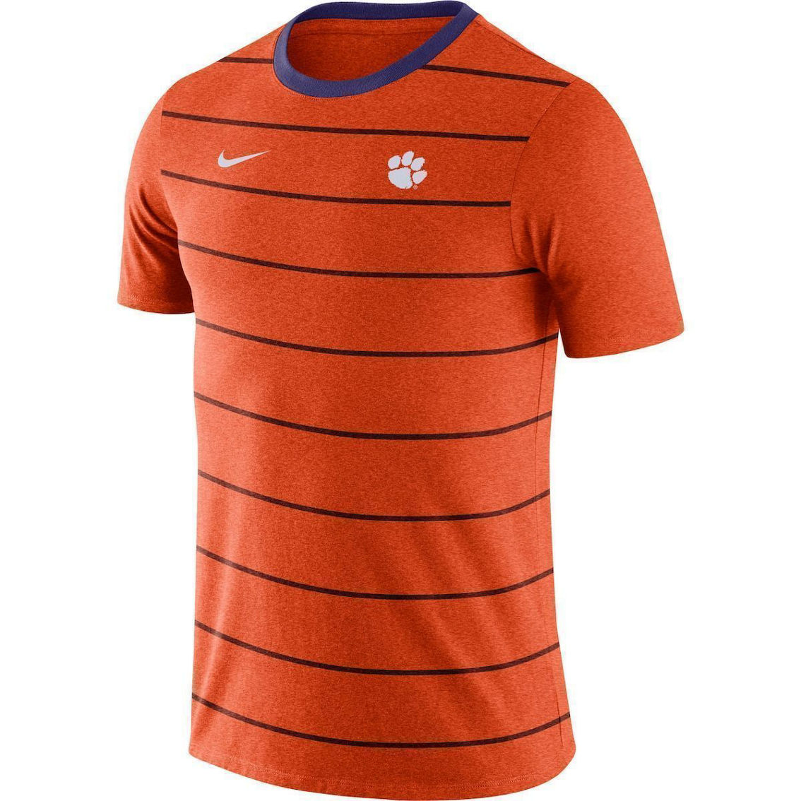 Men's Nike Orange Clemson Tigers Inspired Tri-Blend T-Shirt - Image 3 of 4