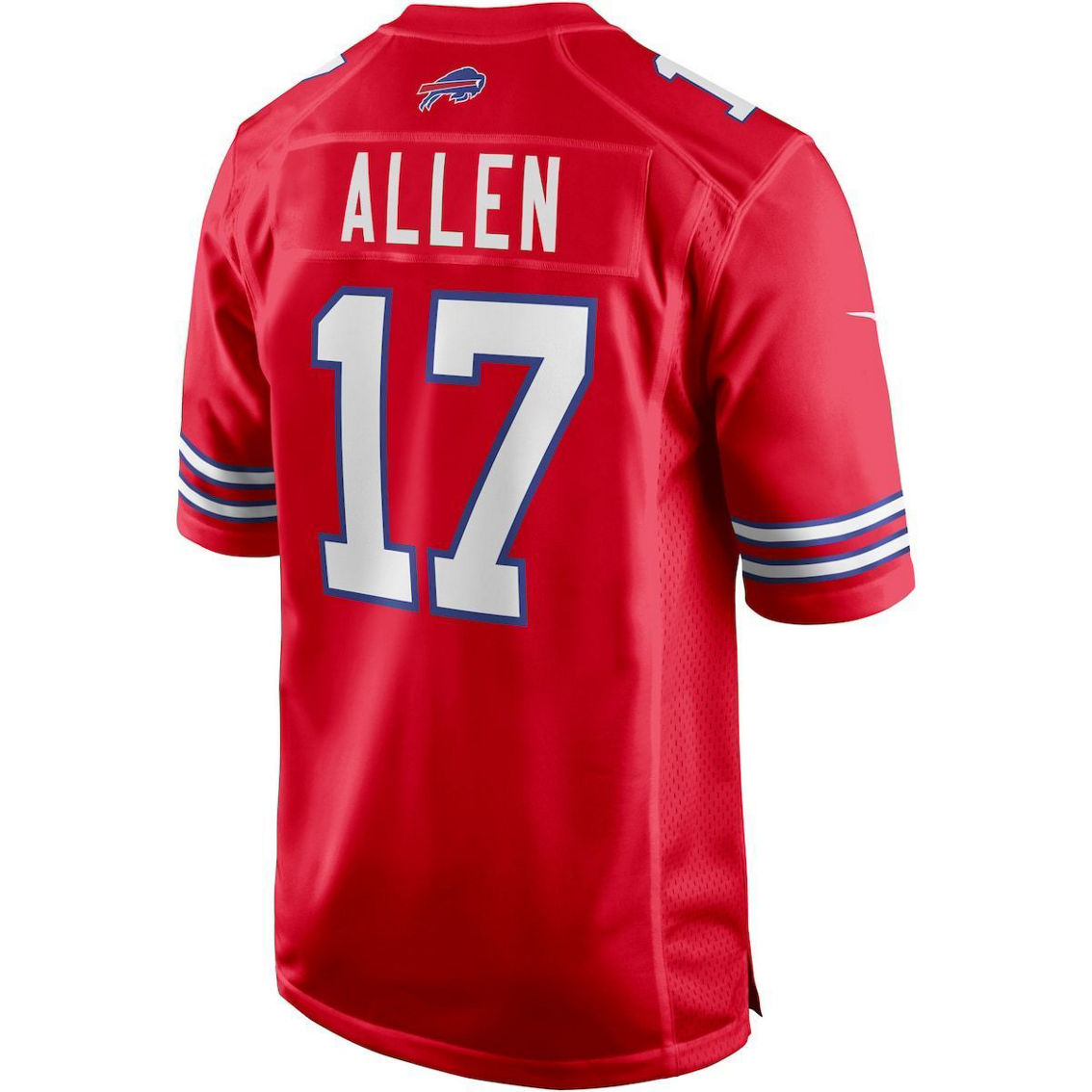 Nike Men's Josh Allen Red Buffalo Bills Alternate Game Player Jersey - Image 4 of 4