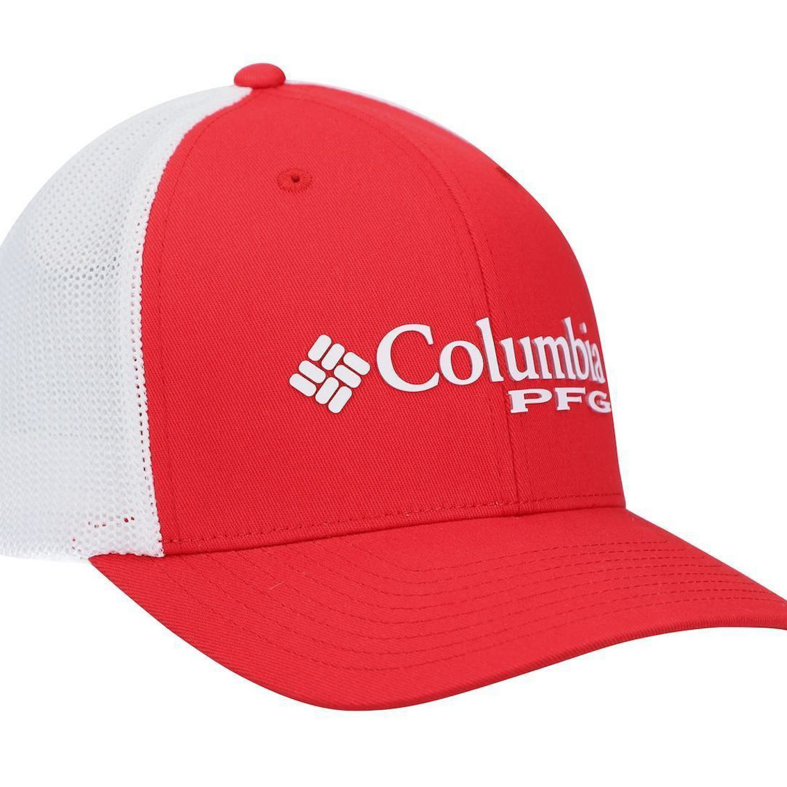 Men's Columbia Scarlet Nebraska Huskers PFG Snapback Adjustable Hat - Image 4 of 4