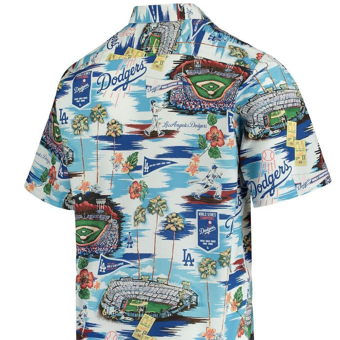 Reyn Spooner Los Angeles Dodgers Scenic Button-Up Shirt - Royal - Image 4 of 4
