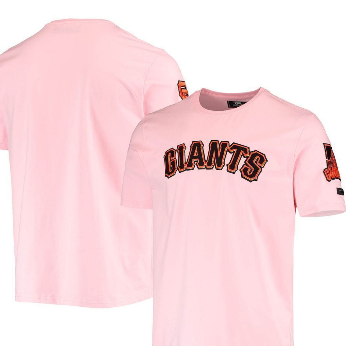 Pro Standard Men's Pink San Francisco Giants Club T-Shirt - Image 2 of 4