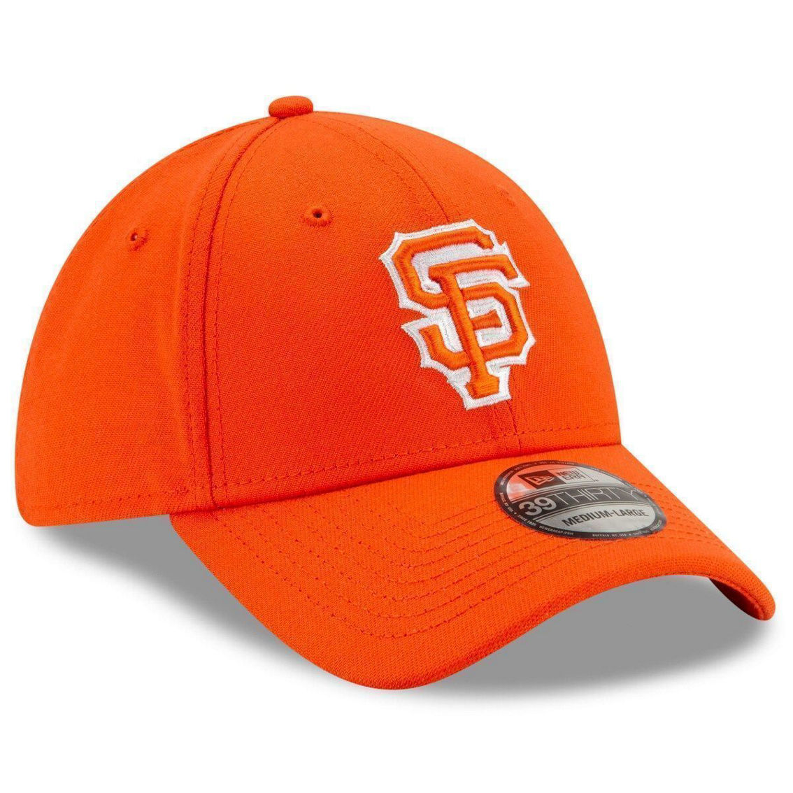 New Era Men's Orange San Francisco Giants 2021 City Connect 39THIRTY Flex Hat - Image 4 of 4