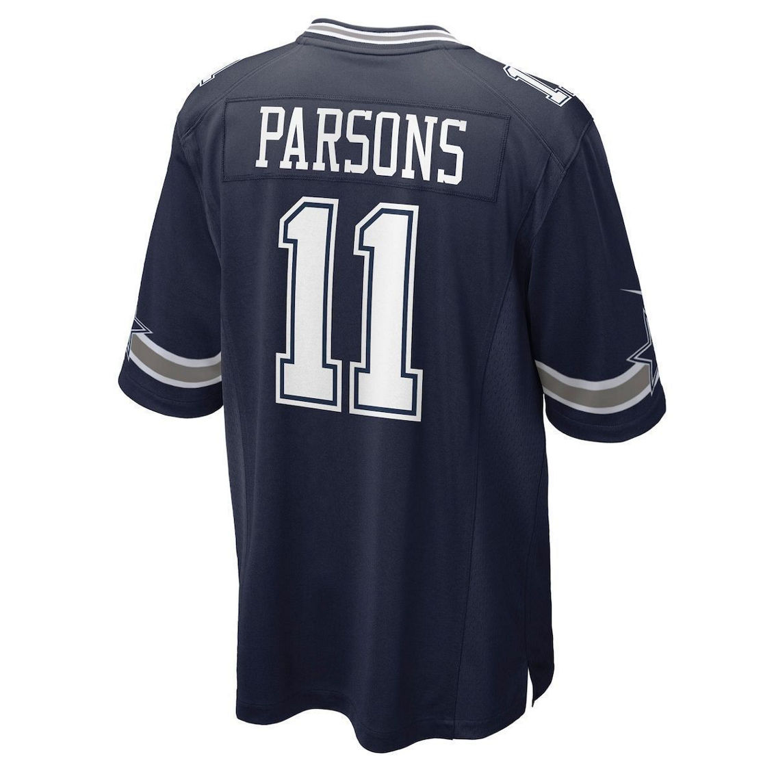 Nike Youth Micah Parsons Navy Dallas Cowboys Game Jersey - Image 4 of 4