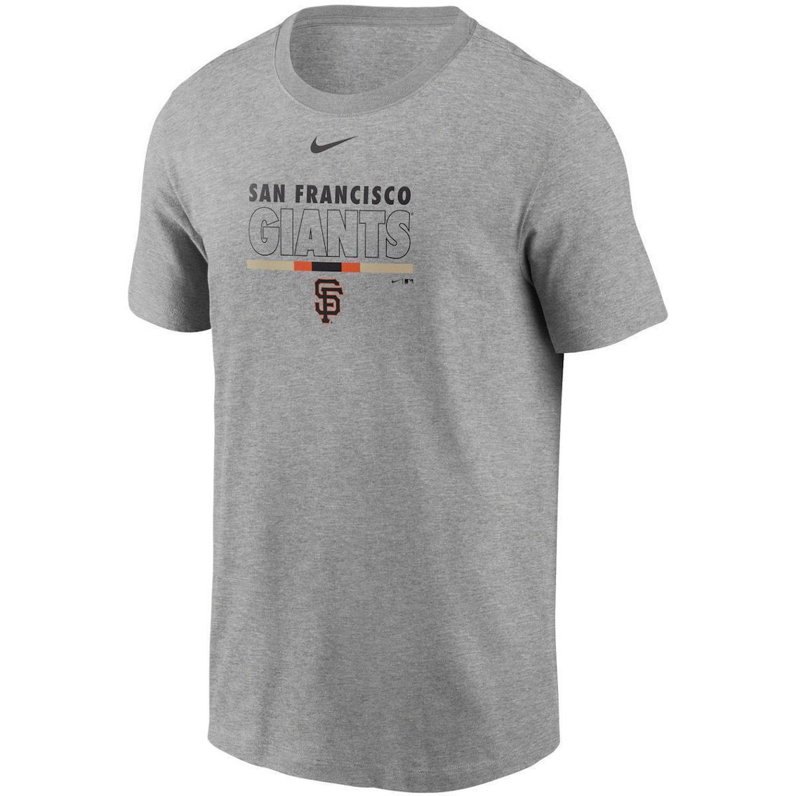 Nike Men's Gray San Francisco Giants Color Bar T-Shirt - Image 3 of 4