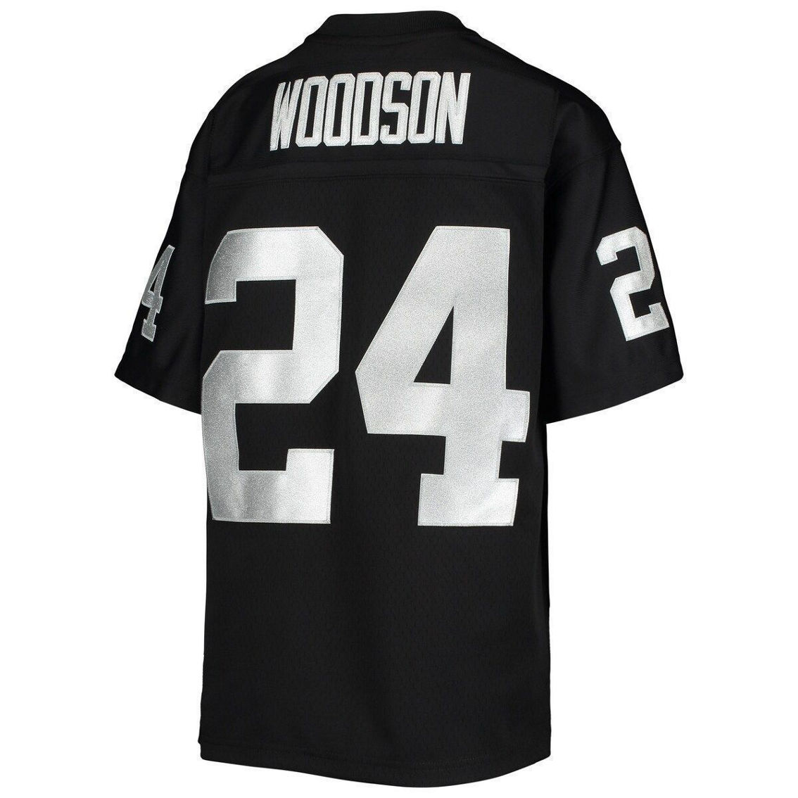 Mitchell & Ness Youth Charles Woodson Black Las Vegas Raiders 1998 Legacy Retired Player Jersey - Image 4 of 4