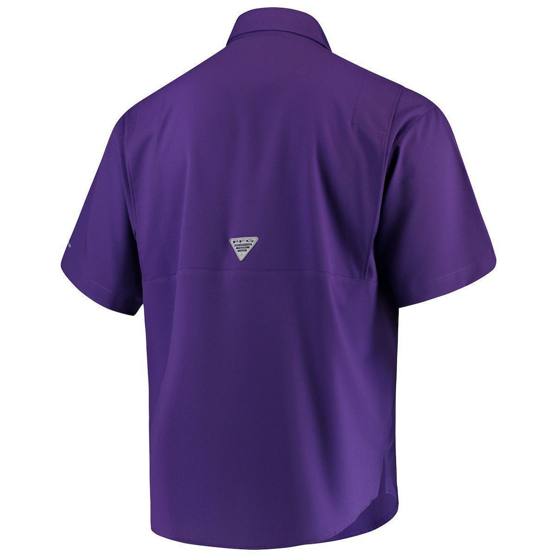 Columbia Pfg Men's Purple Lsu Tigers Pfg Tamiami Shirt, Fan Shop