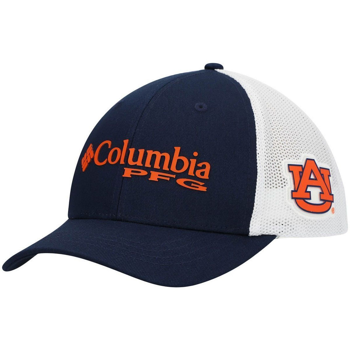 Youth Columbia Navy Auburn Tigers Collegiate PFG Snapback Hat - Image 2 of 4