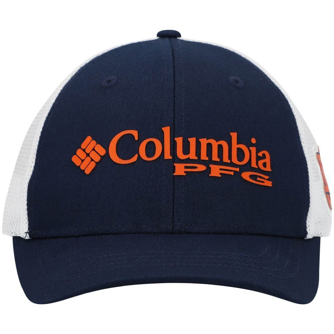 Youth Columbia Navy Auburn Tigers Collegiate PFG Snapback Hat - Image 3 of 4