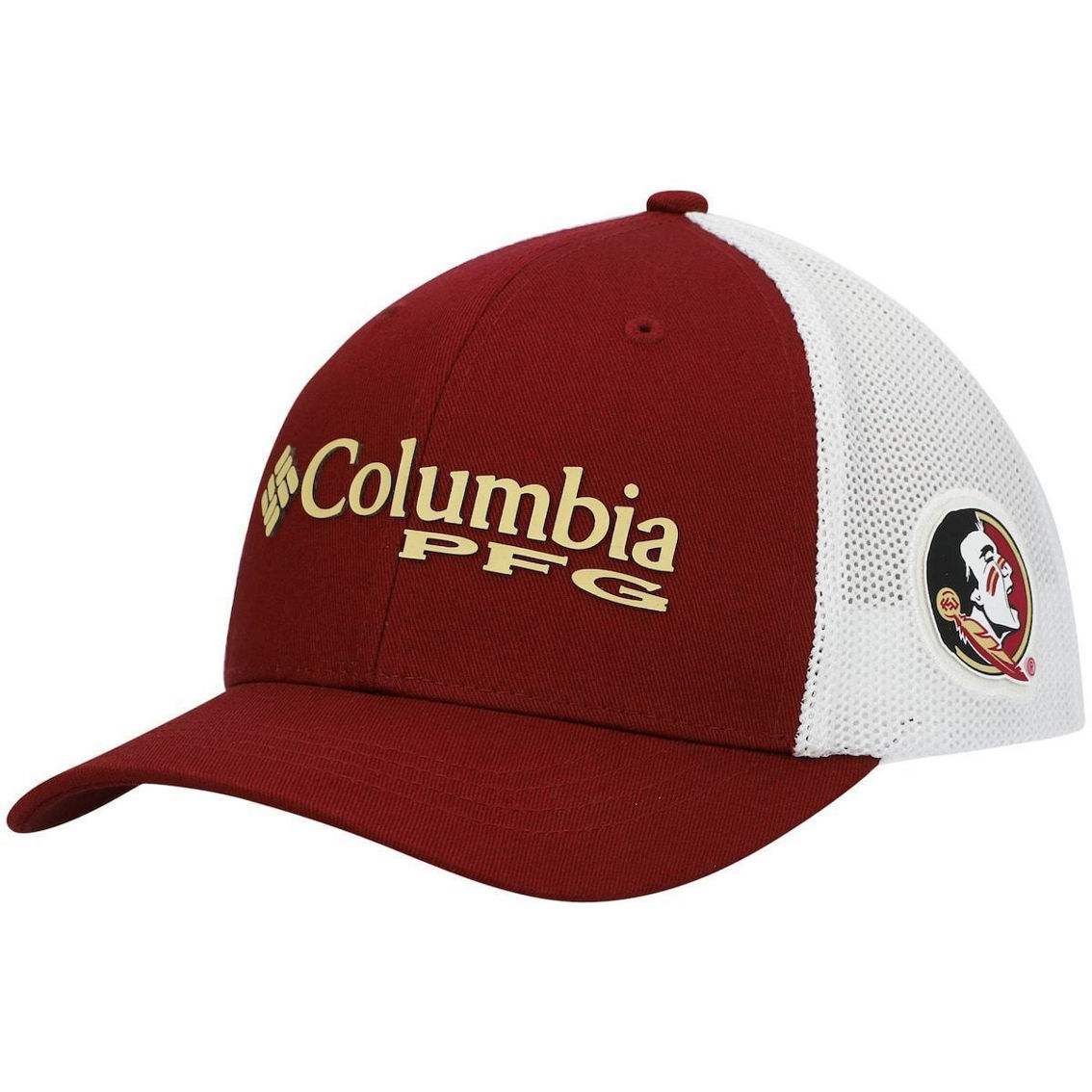 Youth Columbia Garnet Florida State Seminoles Collegiate PFG Snapback Hat - Image 1 of 4