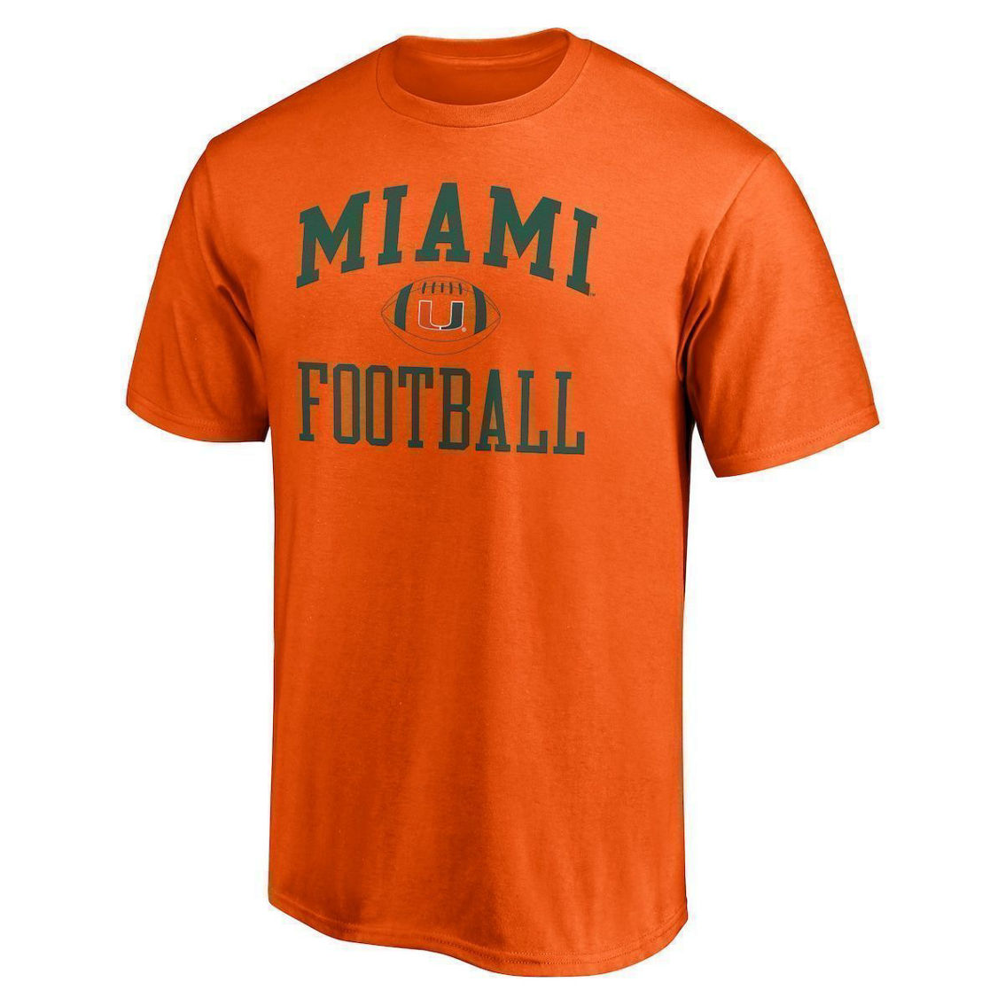 Fanatics Branded Men's Orange Miami Hurricanes First Sprint Team T-Shirt - Image 3 of 4