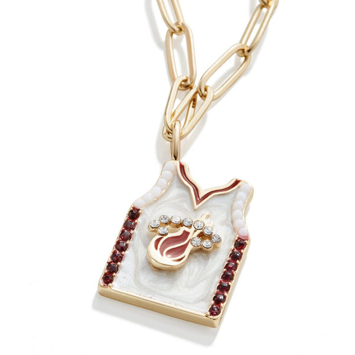 BaubleBar Miami Heat Team Jersey Necklace - Image 3 of 4