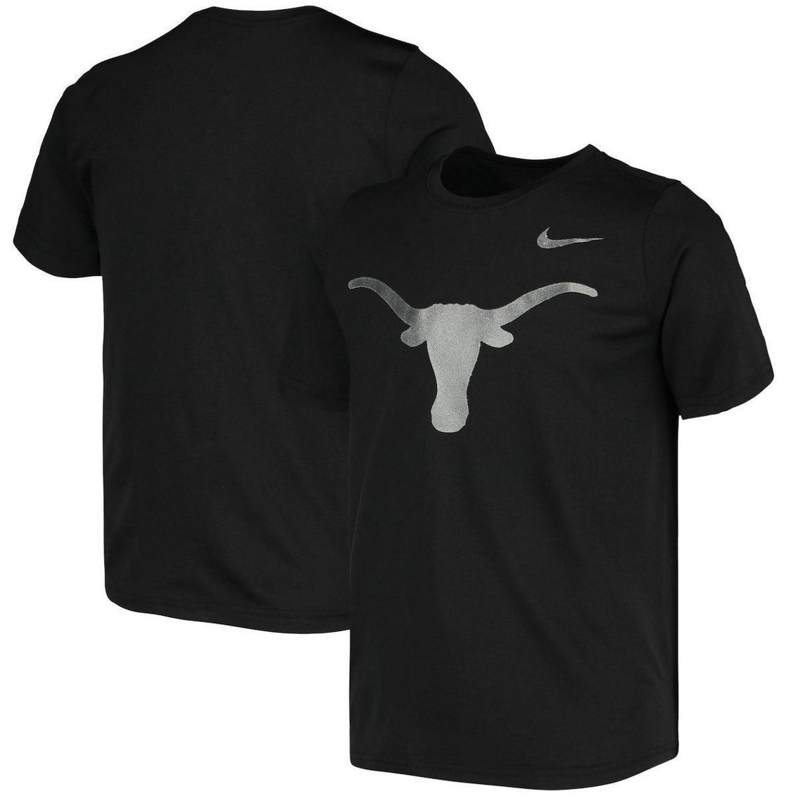 Youth Nike Texas Longhorns Blackout Legend Performance T-Shirt - Image 2 of 4