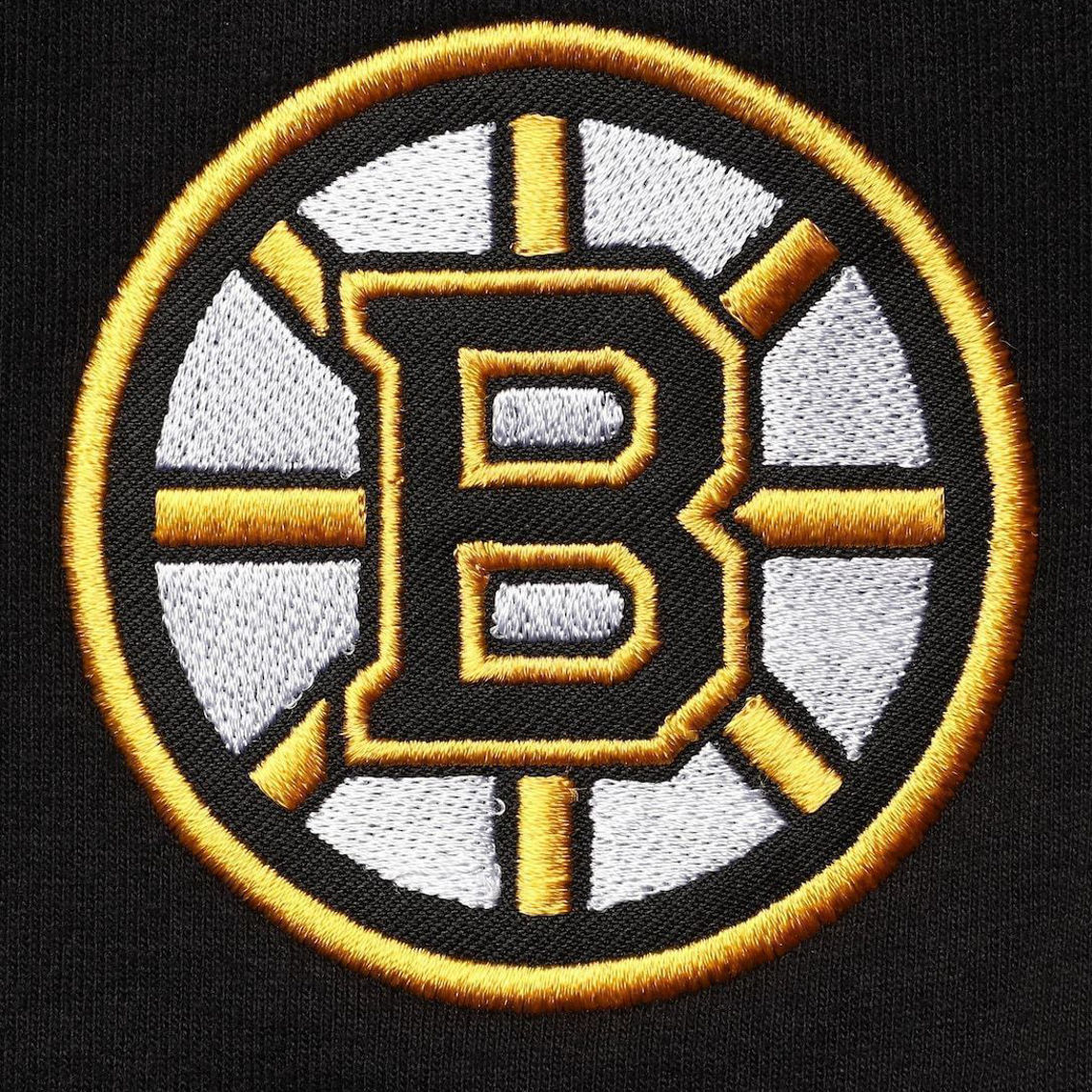 Profile Men's Black Boston Bruins Big & Tall French Terry Shorts - Image 3 of 4