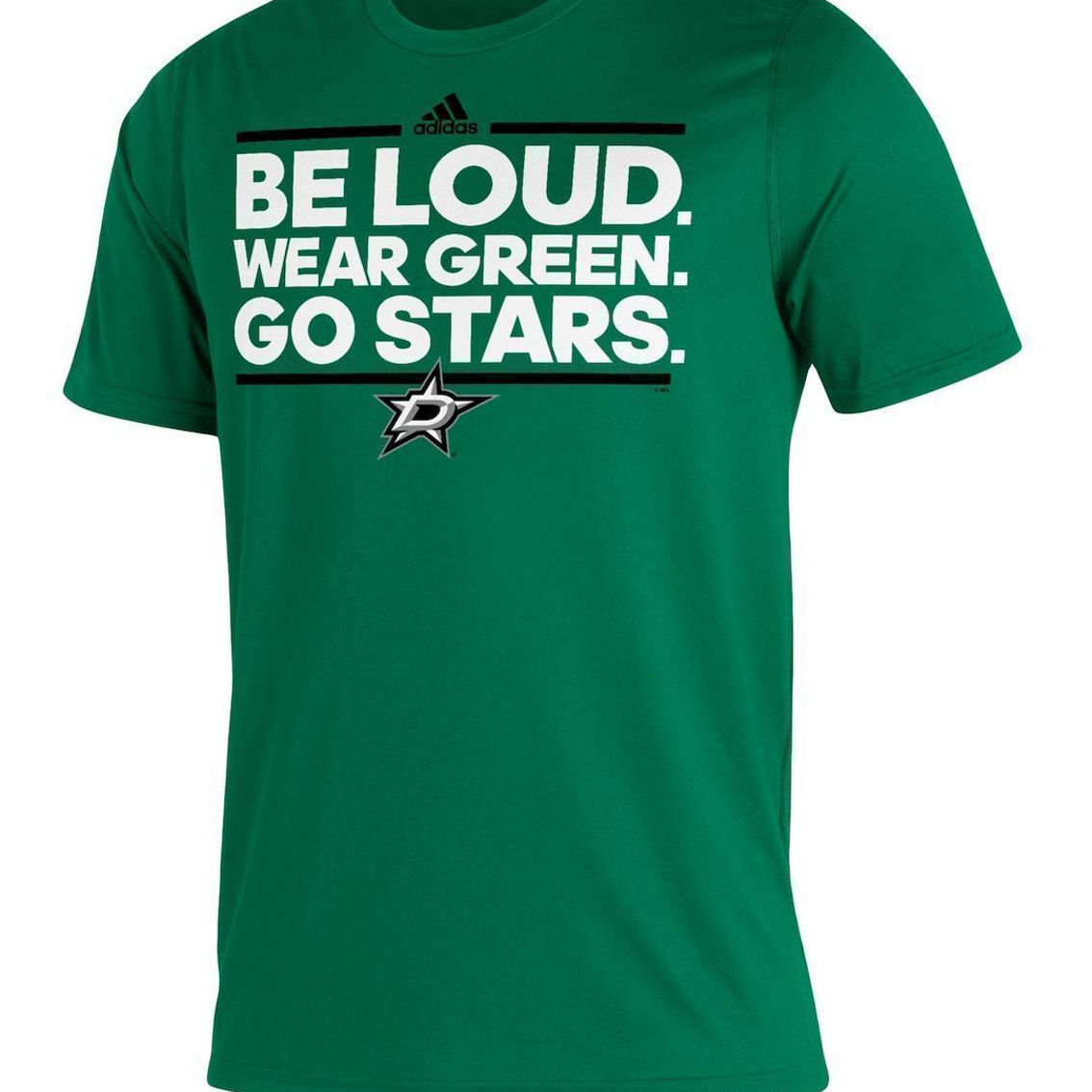 adidas Men's Kelly Green Dallas Stars Dassler AEROREADY Creator T-Shirt - Image 3 of 4