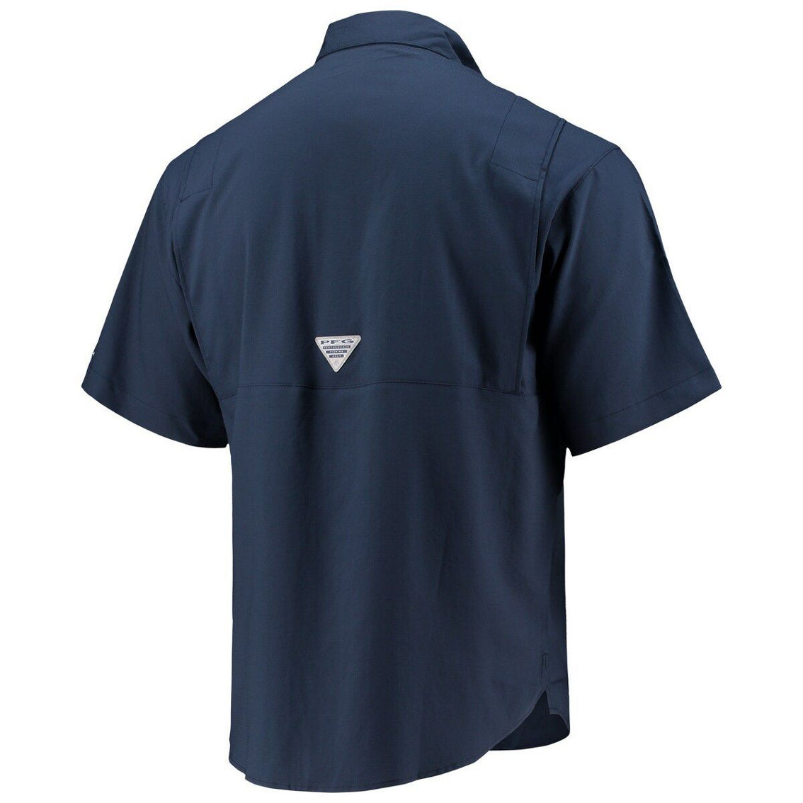 Columbia Men's Navy Dallas Cowboys Tamiami Omni-Shade Button-Down Shirt - Image 4 of 4