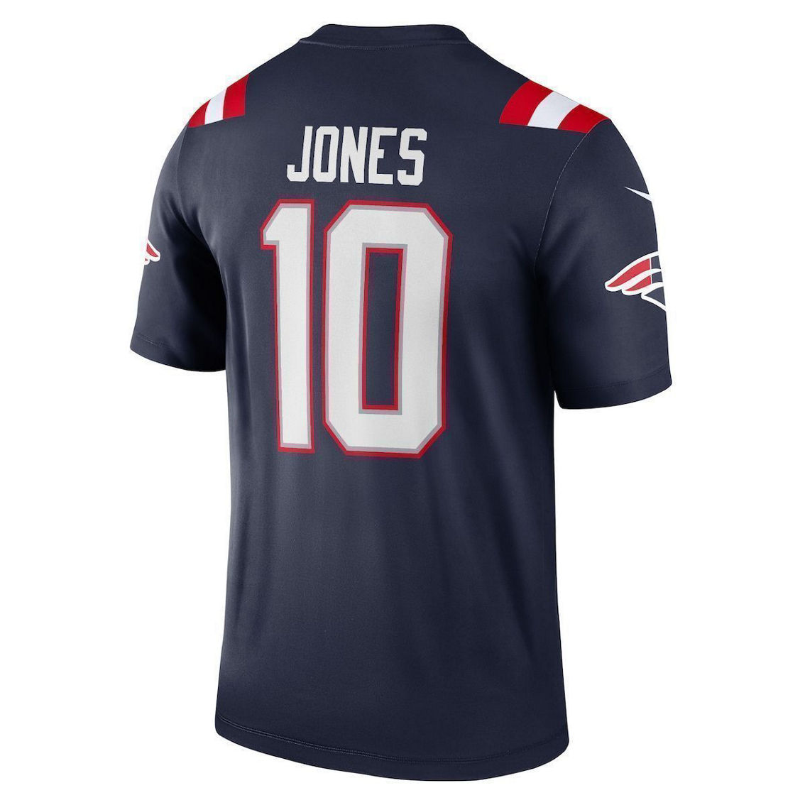 Men's Nike Mac Jones Navy New England Patriots Legend Jersey - Image 4 of 4