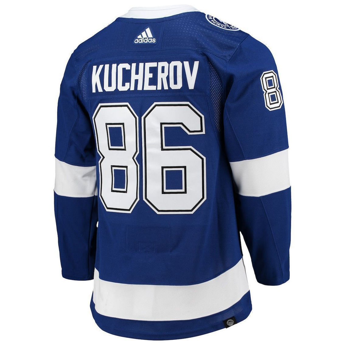 adidas Men's Nikita Kucherov Blue Tampa Bay Lightning Home Primegreen Authentic Pro Player Jersey - Image 4 of 4