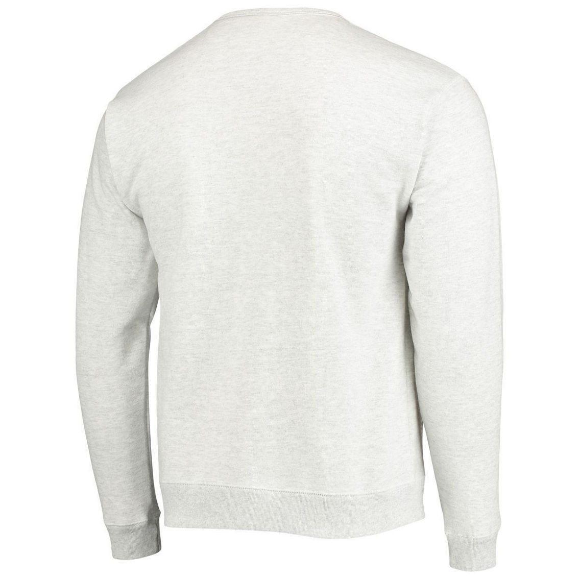 League Collegiate Wear Men's Heathered Gray Air Force Falcons Upperclassman Pocket Pullover Sweatshirt - Image 4 of 4