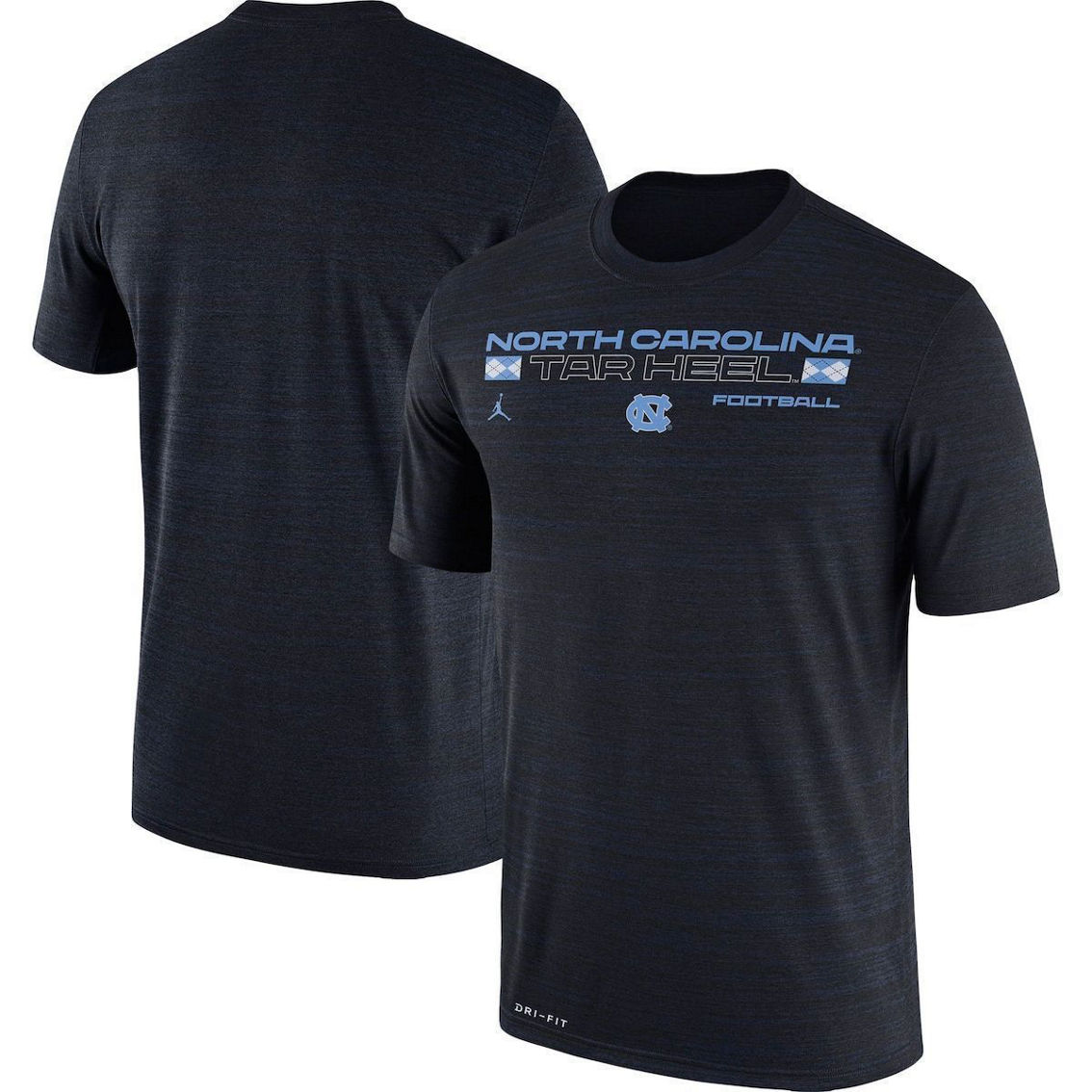 Nike Men's Navy North Carolina Tar Heels Velocity Legend Performance T-Shirt - Image 2 of 4