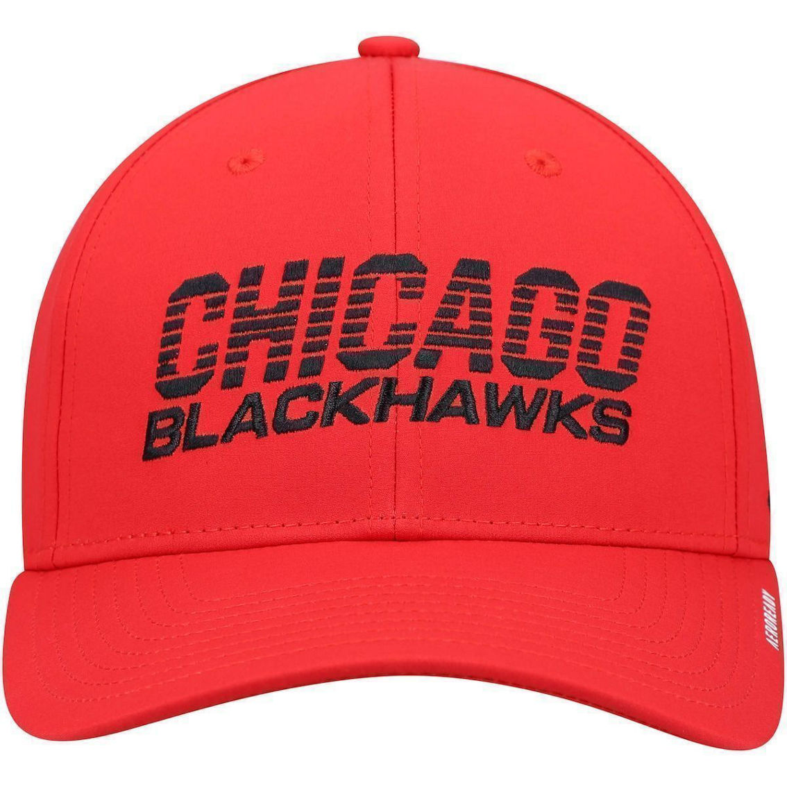 adidas Men's Red Chicago Blackhawks 2021 Locker Room AEROREADY Flex Hat - Image 3 of 4