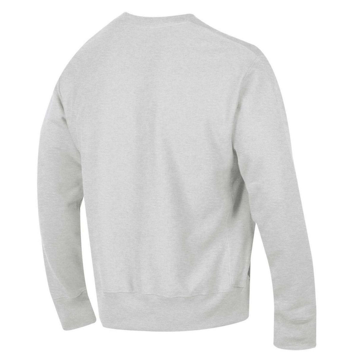 Champion Men's Gray Houston Cougars Arch Over Logo Reverse Weave Pullover Sweatshirt - Image 4 of 4