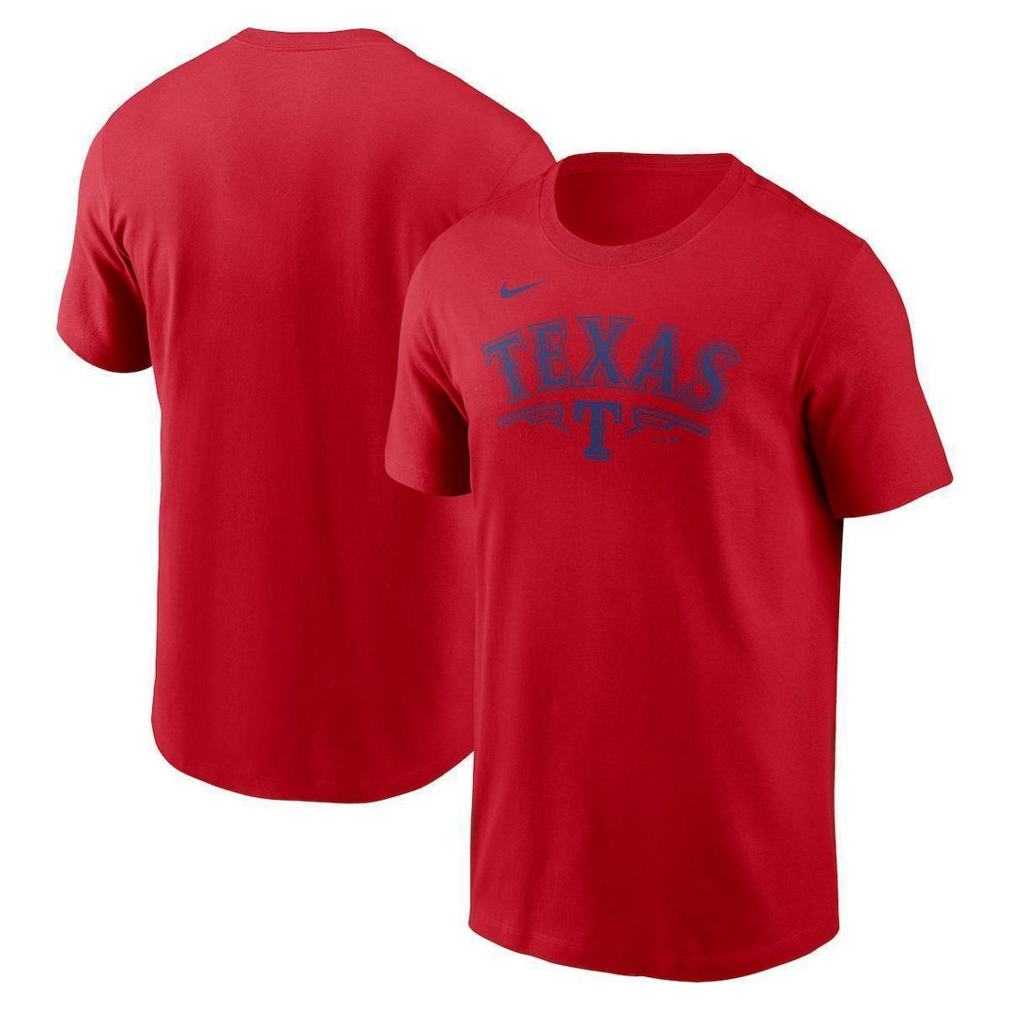 Nike Men's Red Texas Rangers Local Team T-Shirt - Image 2 of 4