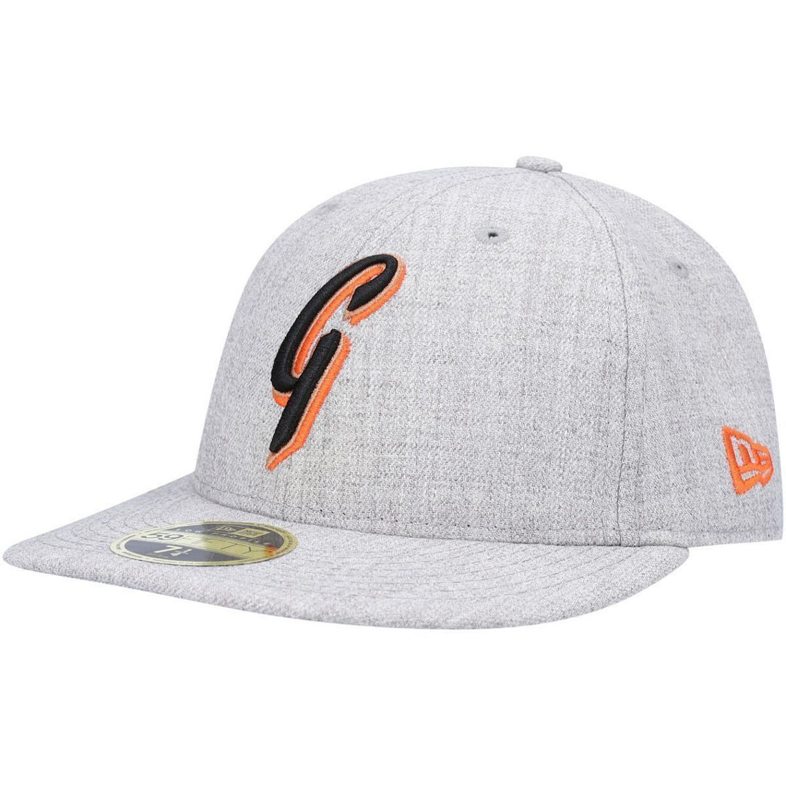 New Era Las Vegas Aviators Gray/Orange Alternate 2 Authentic Collection On-Field 59FIFTY Fitted Hat
