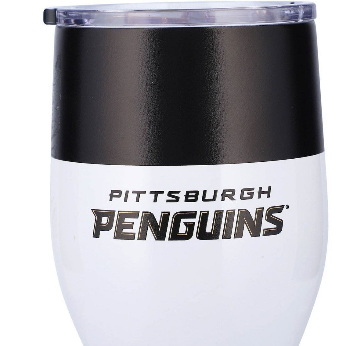 Logo Brands Pittsburgh Penguins 16oz. Colorblock Stainless Steel Curved Tumbler - Image 3 of 4