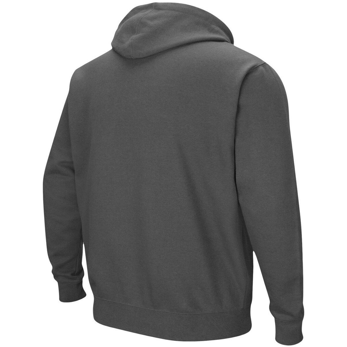Colosseum Men's Charcoal Air Force Falcons Arch & Logo 3.0 Pullover Hoodie - Image 4 of 4