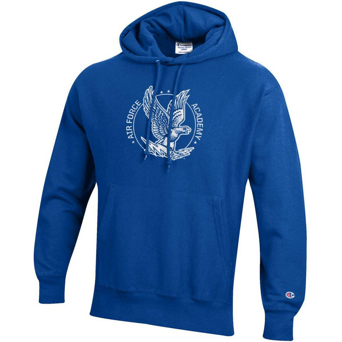 Champion Men's Royal Air Force Falcons Vault Logo Reverse Weave Pullover Hoodie - Image 3 of 4