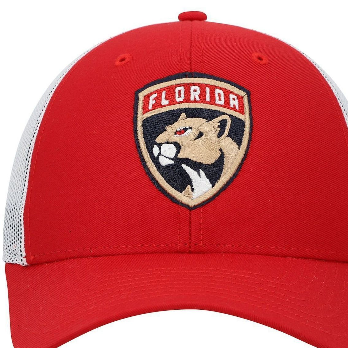 '47 Men's Red Florida Panthers Trawler Clean Up Trucker Adjustable Snapback Hat - Image 3 of 4