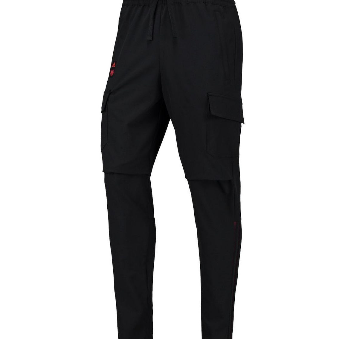 adidas Men's Black New York Red Bulls Travel Pants - Image 3 of 4