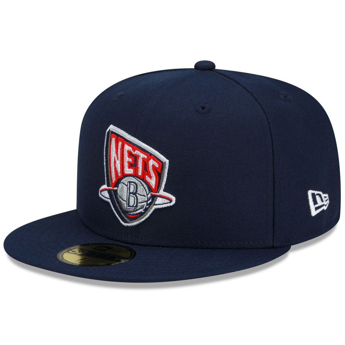 New Era Men's Navy Brooklyn Nets 2021/22 City Edition Alternate 59FIFTY Fitted Hat - Image 2 of 4