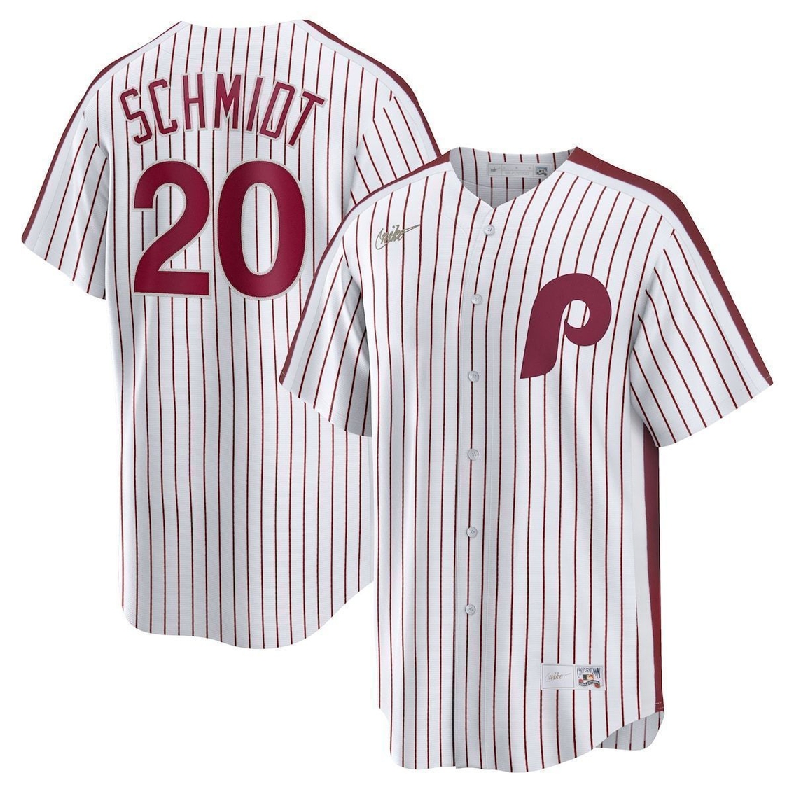 Nike Men's Mike Schmidt White Philadelphia Phillies Home Cooperstown  Collection Player Jersey, Fan Shop