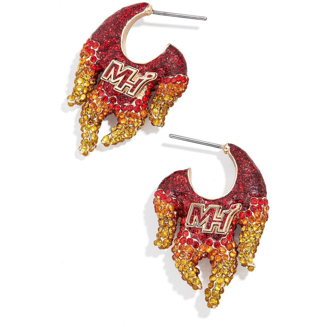 BaubleBar Miami Heat Statement Stud Earrings - Image 2 of 2