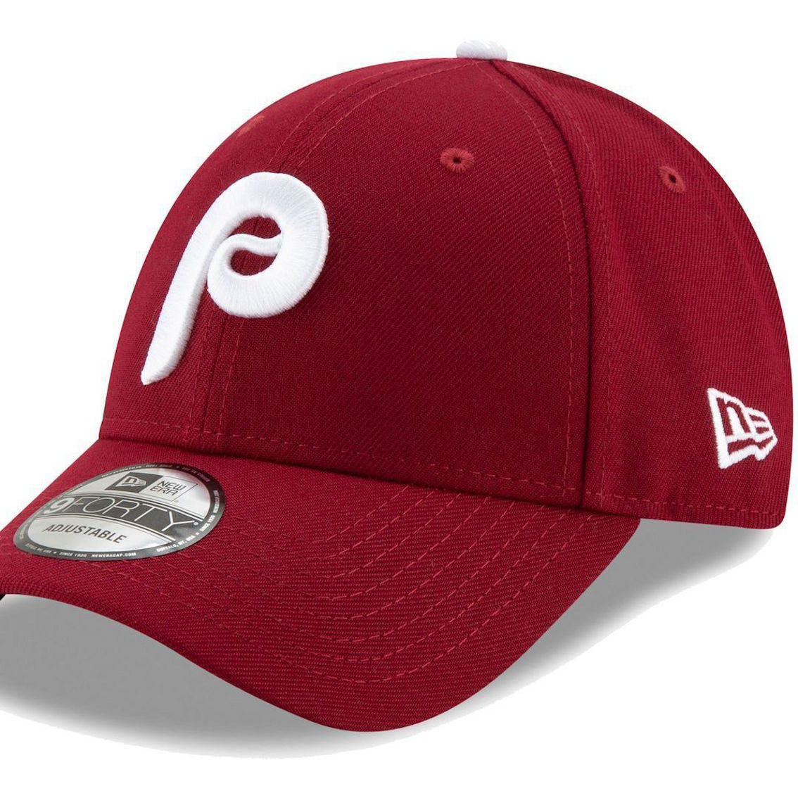 New Era Men's Maroon Philadelphia Phillies Alternate 2 The League 9FORTY Adjustable Hat - Image 2 of 4